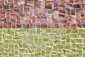 Colorful Mosaic Wall Background