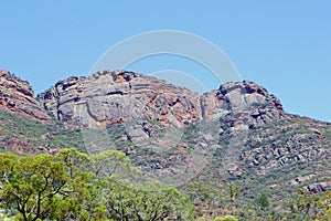 Colorful mountains in Flinders Ranges National Park, South Australia