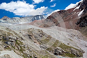 Colorful mountains. Tien Shan