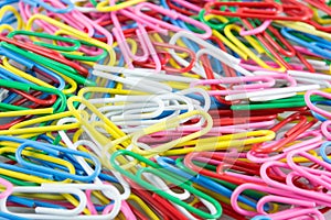 Colorful multi paper clip