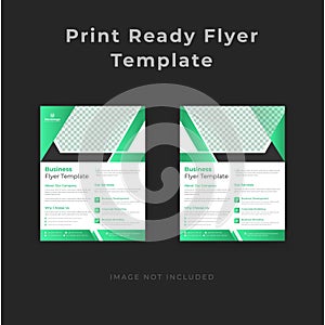 Colorful Multipurpose Geometric shape concepts Flyer Poster Template for corporate business photography agency Medical services he