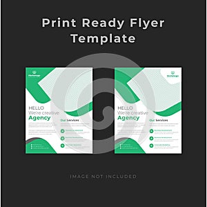 Colorful Multipurpose Geometric shape concepts Flyer Poster Template for corporate business photography agency Medical services he