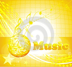 Colorful music background.