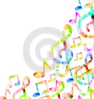 Colorful Music Background