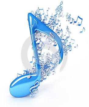 Music notes photo