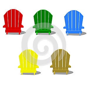 Colorful Muskoka Chairs