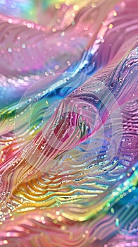 Colorful nacre rainbow Abstract Interaction photo