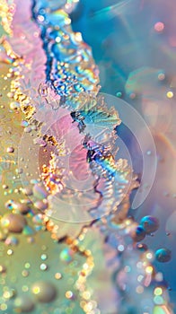 Colorful nacre rainbow Abstract Interaction photo