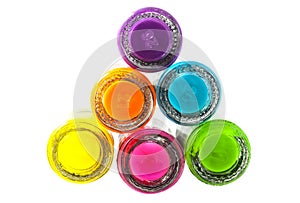 Colorful nailpolish