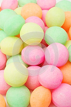 Colorful naphthalene balls