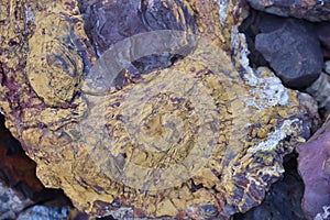 Colorful natural surface of a very old stone, whole natural stone background