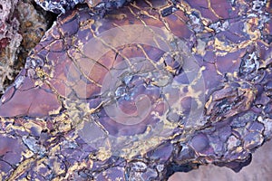 Colorful natural surface of a very old stone, whole natural stone background