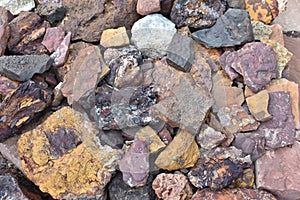 Colorful natural surface of very old stones, whole natural stone background