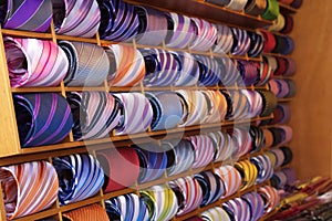 Colorful neckties
