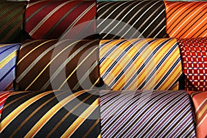 Colorful neckties - formal menswear