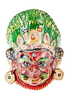 Colorful nepalese mask