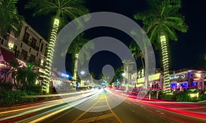 Colorful Nights of Fifth Avenue Naples Florida