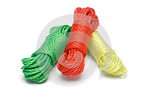 Colorful nylon ropes