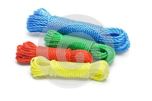 Colorful nylon ropes