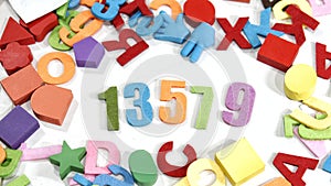 Colorful odd numbers