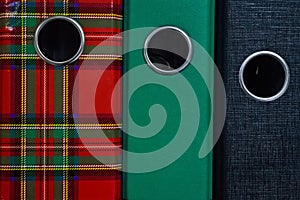 Colorful office folders