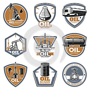 Colorful Oil Extraction Labels