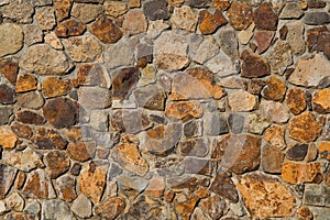 Colorful old stone wall texture