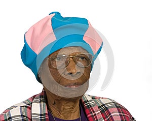 Colorful old Woman