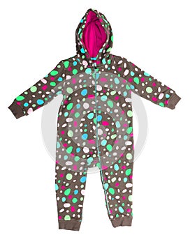 Colorful onesie for a boy or a girl, isolated