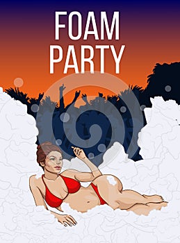 Colorful Open Air Party Poster