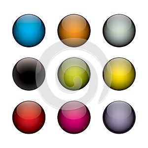 Colorful orbs photo