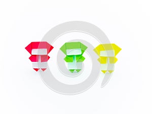 Colorful Origami Ninja