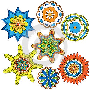 Colorful Ornament Collection