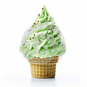 Colorful Oshare Kei Gelato With Christmas Tree Design