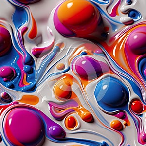 colorful paint background is a visual masterpiece that offers a vibrant and expressive palette