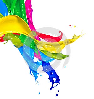 Colorful Paint Splashes