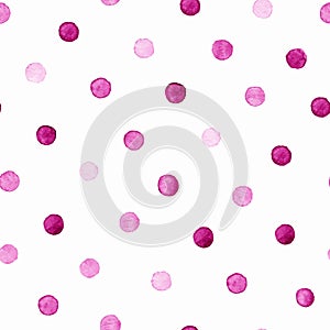 Colorful paint watercolor seamless pattern. - vector background.