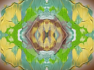 Colorful paintd surface tecxture