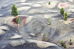 Colorful painted dunes photo