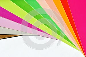 Colorful paper photo