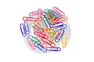 Colorful paper clip