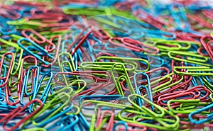 Colorful paper clip