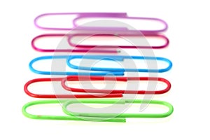 Colorful paper clips