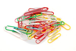 Colorful paper clips