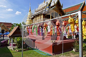 Colorful paper lantern decoration for Yeepeng festival