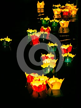 Colorful Paper Lantern in Vietnam, Hoi An Ancient City