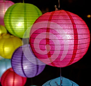 Colorful Paper Lanterns