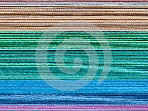 Colorful paper stack
