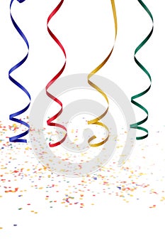 Colorful paper streamer