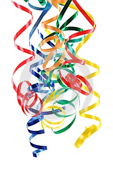 Colorful paper streamer